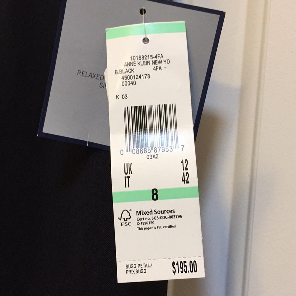 Anne Klein black trousers. - Picture 2 of 3